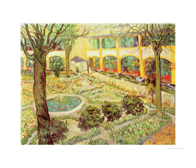 The Asylum Garden At Arles, C.1889 by Vincent Van Gogh Pricing Limited Edition Print image