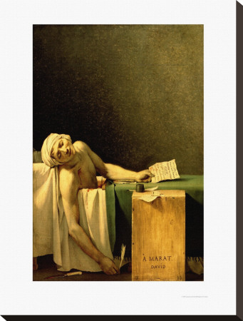 The Death Of Marat, 1793 by Jacques-Louis David Pricing Limited Edition Print image