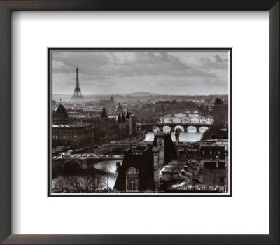 The River Seine And The City Of Paris, C.1991 by Peter Turnley Pricing Limited Edition Print image