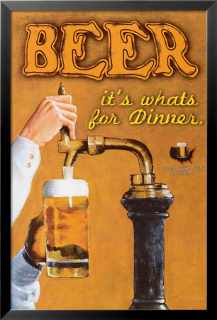 Beer: It's What's For Dinner by Robert Downs Pricing Limited Edition Print image