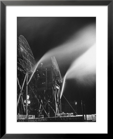 Machines Making Snow And Wind On Set Of The Movie It's A Wonderful Life by Martha Holmes Pricing Limited Edition Print image