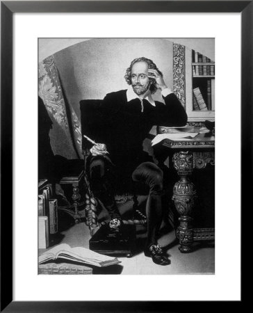 Portrait Of William Shakespeare by John Faed Pricing Limited Edition Print image