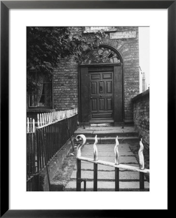 Once Elegant Doorway Of Slum Building On The Circular Road, Dublin by Gjon Mili Pricing Limited Edition Print image