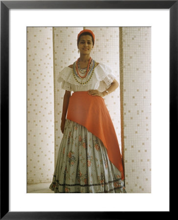 Portrait Bahiana Woman In Costume by Dmitri Kessel Pricing Limited Edition Print image
