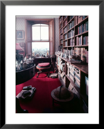 Library Study Of Famed Naturalist Charles Darwin by Mark Kauffman Pricing Limited Edition Print image