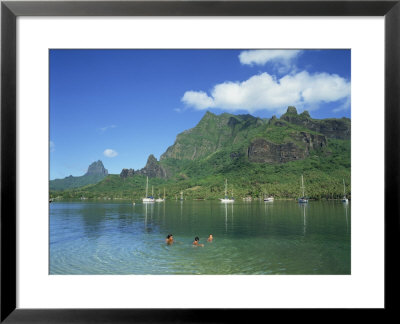 Cooks Bay, Moorea Island, Tahiti, French Polynesia by Steve Vidler Pricing Limited Edition Print image