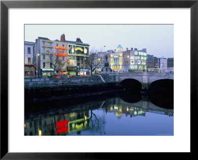 Aston Quay, Liffey River, Dublin, County Dublin, Eire (Ireland) by Bruno Barbier Pricing Limited Edition Print image