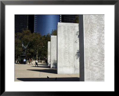War Memorial, Battery Park, Manhattan, New York City, New York, Usa by Amanda Hall Pricing Limited Edition Print image