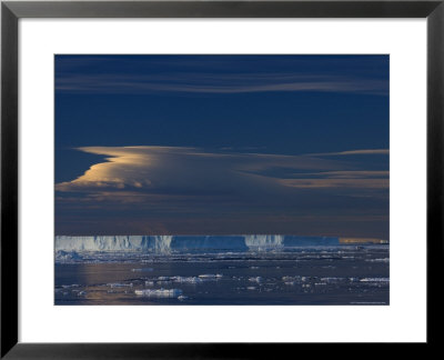 Iceberg And Pack Ice, Weddell Sea, Antarctic Peninsula, Antarctica, Polar Regions by Thorsten Milse Pricing Limited Edition Print image
