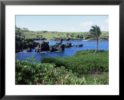 Walanapanapa Black Sand Beach, Hana Coast, Maui, Hawaii, Hawaiian Islands, Usa by Alison Wright Pricing Limited Edition Print image