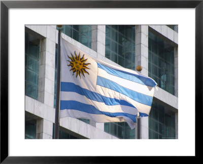 National Flag And Plaza Independencia, Montevideo, Uruguay by Per Karlsson Pricing Limited Edition Print image