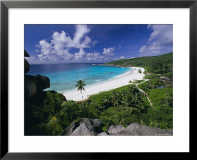 Grand Anse Beach, La Digue Island, Seychelles, Indian Ocean, Africa by Gavin Hellier Pricing Limited Edition Print image