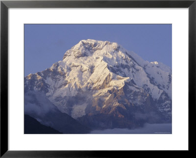 Annapurna South, 7219M, Himalayas, Nepal, Asia by Gavin Hellier Pricing Limited Edition Print image
