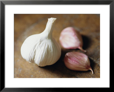 Studio Shot Of A Bulb (Head) And Individual Cloves Of Garlic by Lee Frost Pricing Limited Edition Print image