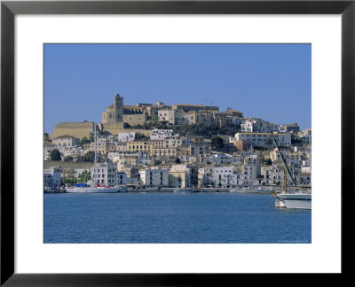 The Harbour And Ibiza Town, Ibiza, Balearic Islands, Spain, Europe by Firecrest Pictures Pricing Limited Edition Print image