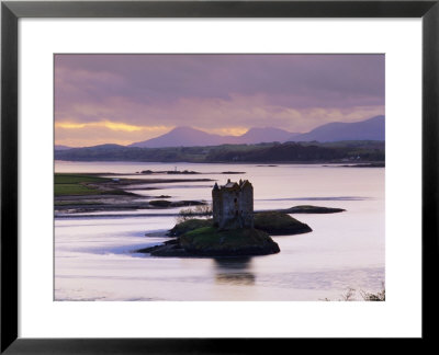 Castle Stalker At Sunset, Loch Linnhe, Argyll, Scotland by Nigel Francis Pricing Limited Edition Print image