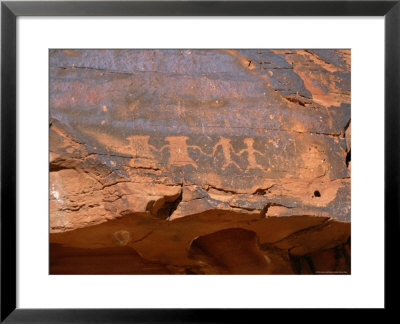 Ancient Indian Carvings Drawn Between 300Bc And 1150 Ad, Petroglyph Canyon, Nevada, Usa by Amanda Hall Pricing Limited Edition Print image