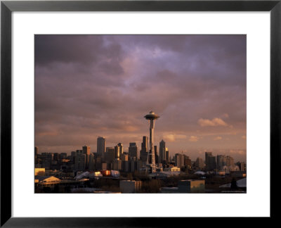 City Skyline, Seattle, Washington State, United States Of America (U.S.A.), North America by Aaron Mccoy Pricing Limited Edition Print image