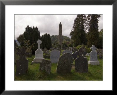 The 6Th Century St. Kevin Monastery, Glendalough, County Wicklow, Leinster, Republic Of Ireland by Sergio Pitamitz Pricing Limited Edition Print image