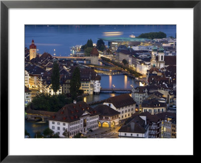 Luzern Skyline, Switzerland by Doug Pearson Pricing Limited Edition Print image