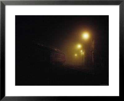 Train At Alausi Station, Ecuador by Geoff Arrow Pricing Limited Edition Print image