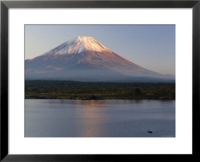 Lake Shoji-Ko And Mount Fuji, Fuji-Hakone-Izu National Park, Japan by Gavin Hellier Pricing Limited Edition Print image