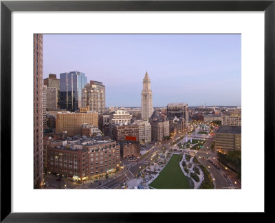 Atlantic Avenue And Customs House, Boston, Massachusetts, Usa by John Coletti Pricing Limited Edition Print image