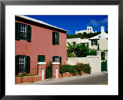 Houses On York Street, St. George's Island, St. George's Parish, Bermuda by Richard Cummins Pricing Limited Edition Print image