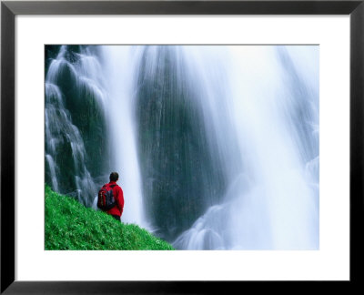Giessbach Falls, Near Interlaken, Brienz, Bern, Switzerland by David Tomlinson Pricing Limited Edition Print image