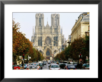 Reims Cathedral, Reims, Champagne-Ardenne, France by Oliver Strewe Pricing Limited Edition Print image