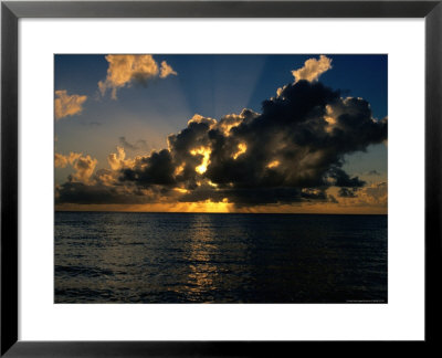Sun Setting Behind Clouds, Micronesia by Michael Aw Pricing Limited Edition Print image