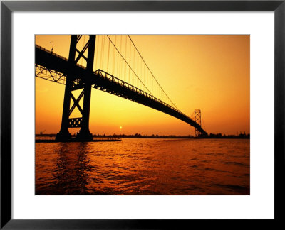 Ambassador Bridge, U.S.A. by Greg Johnston Pricing Limited Edition Print image