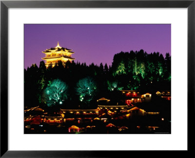 Looking At The Past' Pavilion At Night by Antony Giblin Pricing Limited Edition Print image