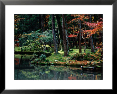 Saiho-Ji Garden In Autumn, Kyoto, Japan by Frank Carter Pricing Limited Edition Print image
