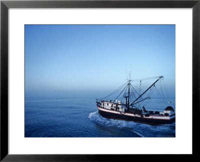 Shrimp Boat In The Gulf Of Mexico by Kenneth Garrett Pricing Limited Edition Print image