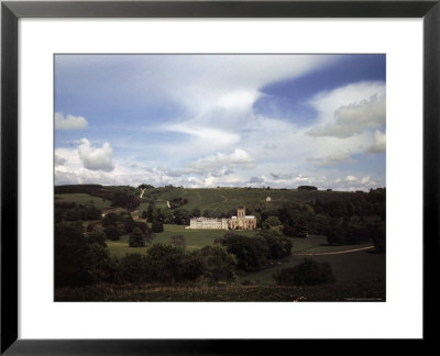 Milton Abbas, Dorset, England Old Benedictine Abbey With 18Th Century House Attached by David Scherman Pricing Limited Edition Print image