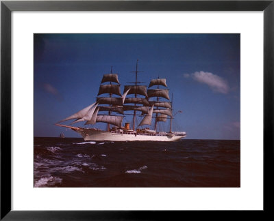 Joseph Davies' Yacht Sea Cloud In The Caribbean by Eliot Elisofon Pricing Limited Edition Print image