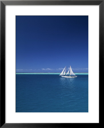 Sailing Boat, Mamanuca, Fiji by Neil Farrin Pricing Limited Edition Print image