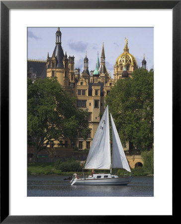 Schwerin, West Pommerania Mecklenburg, Germany by Charles Bowman Pricing Limited Edition Print image
