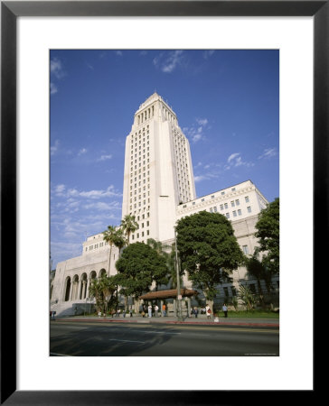 Exterior Of City Hall, Los Angeles, California, United States Of America (Usa), North America by Tony Gervis Pricing Limited Edition Print image
