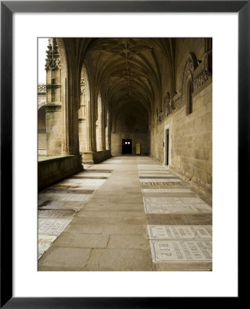 Graves In The Cloisters Of Santiago Cathedral, Santiago De Compostela, Galicia, Spain by R H Productions Pricing Limited Edition Print image