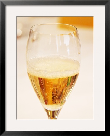 Champagne Flute With Gosset Grand Reserve Champagne, Restaurant Les Berceaux, Patrick Michelon by Per Karlsson Pricing Limited Edition Print image