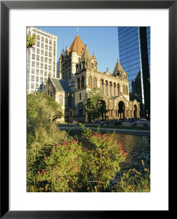 Trinity Church And Hancock Tower, Boston, Massachusetts, New England, Usa by Charles Bowman Pricing Limited Edition Print image