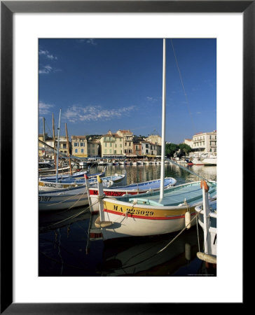 View Across The Harbour In The Evening, Cassis, Bouches-Du-Rhone, Provence, France, Mediterranean by Ruth Tomlinson Pricing Limited Edition Print image