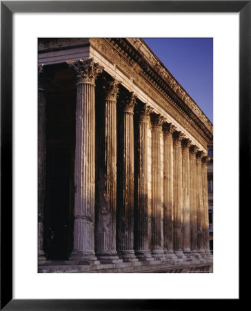 Maison Carre, Roman Building, Nimes, Languedoc, France, Europe by John Miller Pricing Limited Edition Print image