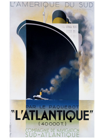 L'atlantique by Adolphe Mouron Cassandre Pricing Limited Edition Print image
