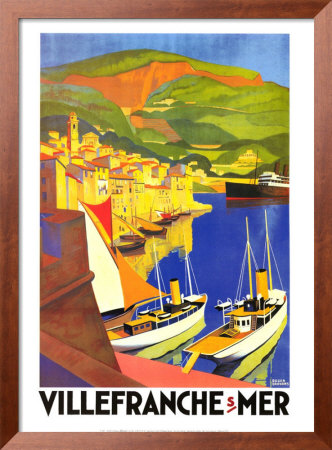 Villefranche by Roger Broders Pricing Limited Edition Print image