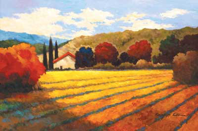 Autumn Vineyard by Kanayo Ede Pricing Limited Edition Print image