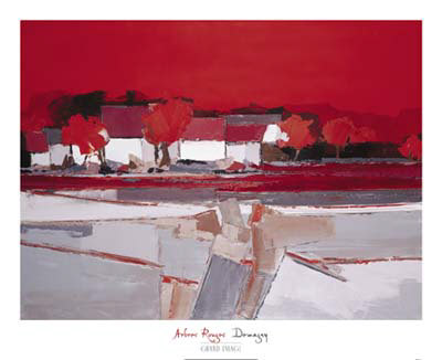 Arbres Rouges by Demagny Pricing Limited Edition Print image