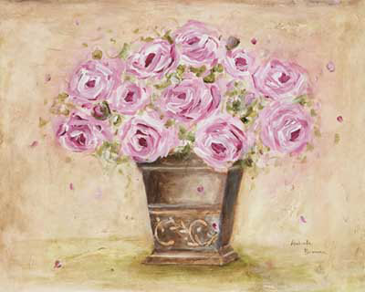 Classic Pink Roses by Antonette Bowman Pricing Limited Edition Print image